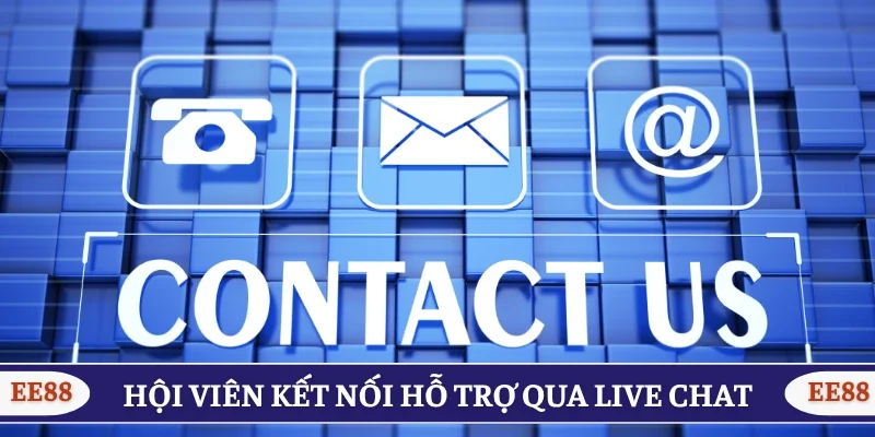 Hội viên kết nối hỗ trợ qua live chat